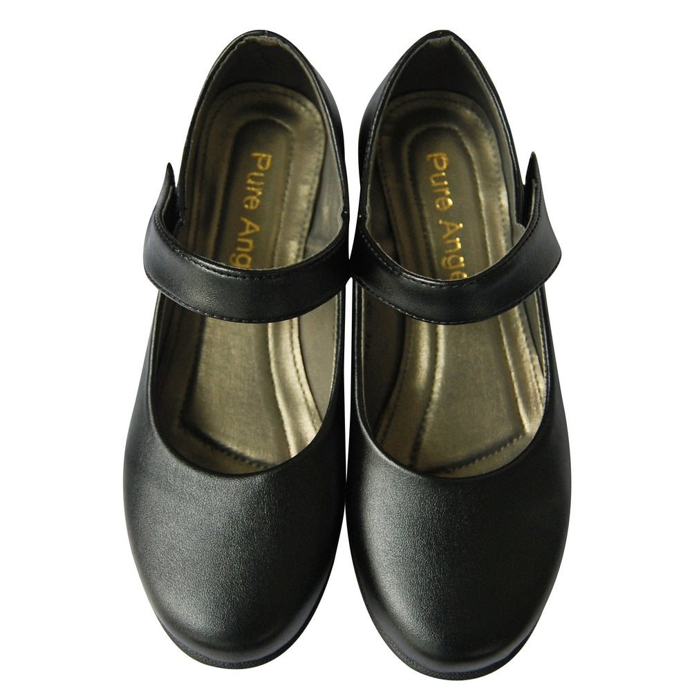 Girls Mary Janes Formal Round Toe Shoes 361211 Pure Angel